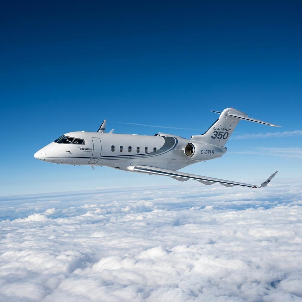 Bombardier Challenger 350 super midsize jet Cabo Los Angeles