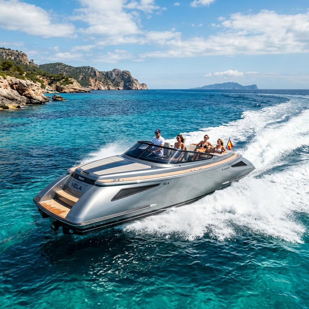 Private speedboat for Mallorca to Ibiza crossing — fast RIB charter Balearic Sea