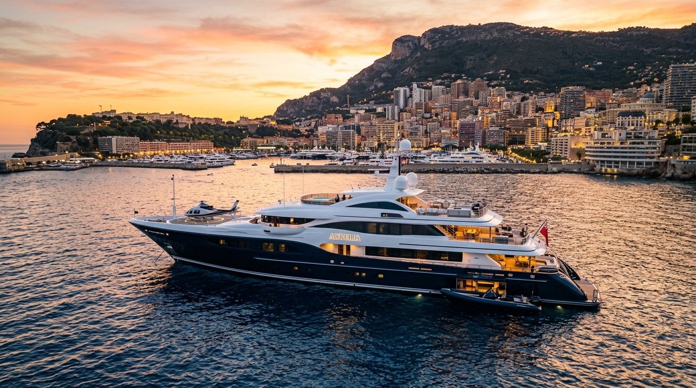 Amels 180 Limited Editions superyacht on Port Vauban Billionaires Quay